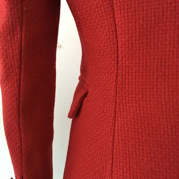 2019 RED divrindu vilnas jaka vasarā, rudenī, pavasarī, ziemā Sexy vakara Puse Bodycon vairumtirdzniecību sieviešu apģērbu