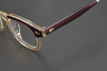 2020. gada vasaras retro brilles rāmis acetāts lemtosh TT SE ovāls vīriešiem un sievietēm, tuvredzība, optisko vintage brilles briļļu rāmis