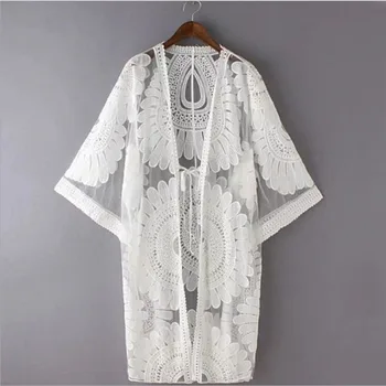 2020. gada Vasarā Jaunā Stila korejiešu Stila Sieviešu Apģērbus Mežģīnes Loose Fit Saule-Apģērbs, kas aizsargā Apgriezts Piedurknēm, Jaciņa sievietēm krekli