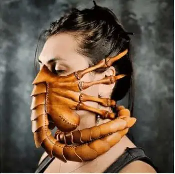 2020. gadam Jauniem Karstā Modes Halloween Masku Unisex Scorpion Lateksa Maska Cosplay Instrumenti Halloween Kostīms Puse