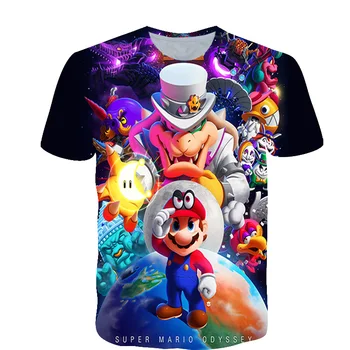 2020. gadam, populārākās Filmas, Sonic Ezis 3D Drukas Īsām Piedurknēm Augstas Kvalitātes Zēnu un Meiteņu Vasaras Veicināšanas Modes T-krekls