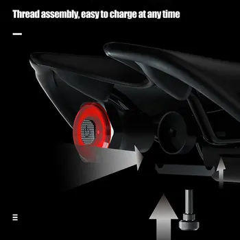 2020 Jaunu Multi Apgaismojuma Režīmi Velosipēdu Gaismas USB Uzlādes Led Bike Light Flash Asti Aizmugurējās Velosipēdu Gaismas Kalniem Velosipēda Sēdekļa