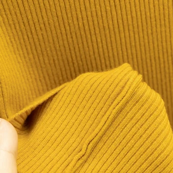 2020 Rudens Ziemas Sieviešu Trikotāžas Augstu Uzrullētu Apkakli Džemperis Gadījuma Mīkstu Triko Džemperis Modes Slim Femme Elastību, Puloveri