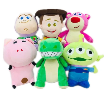 20CM Disney Pixar Toy Story 3 4 Koka Buzz Lightyear plīša rotaļlieta pildījumu rotaļlieta dzīvnieku mīksta lelle, rotaļlietas bērniem Ziemassvētku Dāvanu Halloween