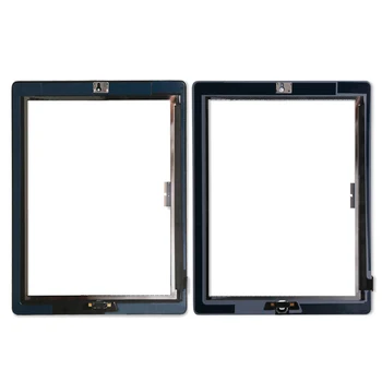 20Pcs/daudz Touch Screen Stikla Digitizer Montāža iPad 3/ 4 ar home pogu+ Līmi Līmi, Uzlīmes, Rezerves Daļas, Remonts