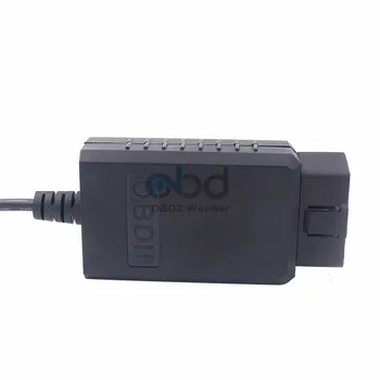 20Pcs Plastmasas ELM327 USB OBD 2 V1.5 Saskarni ELM 327 OBDII Auto Kodu Lasītājs Universālais ELM327 OBD2 Auto, Skeneris, PC DHL Bezmaksas