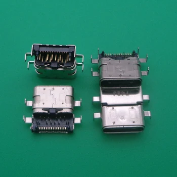20pcs Tipa c Kontaktligzda, USB Kontaktligzda Kontaktligzda Uzlādes Ports Strāvas spraudni remonta daļas Lenovo E480 E485 E580 E585 R480