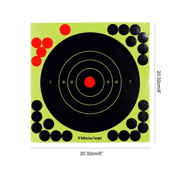 25pcs 8 Collu Murmināt Ziedu Mērķis Mērķus, Uzlīmes Šaut Mērķi Līmi Reaģētspēja Mērķis Šaut Mērķī Šaušanas Apmācības Daļa