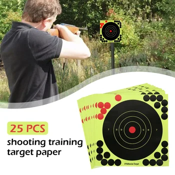 25pcs 8 Collu Murmināt Ziedu Mērķis Mērķus, Uzlīmes Šaut Mērķi Līmi Reaģētspēja Mērķis Šaut Mērķī Šaušanas Apmācības Daļa