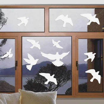 26 Gabalu Putnu Aizsardzības Uzlīmes Putnu Anti-Sadursmes Logu Brīdinājuma Uzlīmes DIY Stikla Dekorēšana Mūsdienu Mājas Dekoru