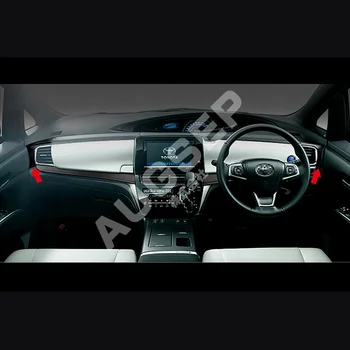 2gab Accesories Auto Auto Toyota Estima 50 Nerūsējošā Tērauda Auto Dash A/C Chrome Ring, Automašīnu Interjera Detaļu Pārvalki