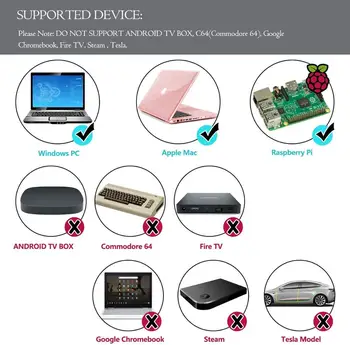 2gab/daudz 2.4 GHz Bezvadu USB Kontrolieris Saderīgs ar Super Famicom Spēles USB Classic Controller Joypad Kursorsviru Windows