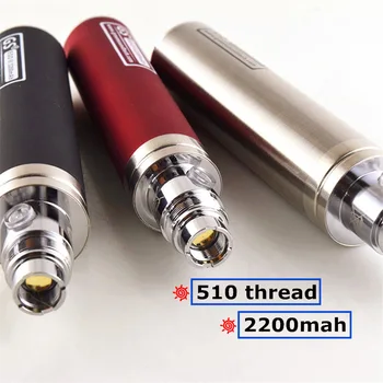 2gab/partija GS ego II 2200mAh baterija vape pildspalvu elektronisko iztvaikotāju ego vape akumulatoru, elektronisko cigarešu vaper pildspalvu