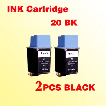 2gab printeri tintes kasetne for20 20 black Apollo P-2100U /2150U/2200/2250/Fakss 925 Sērija