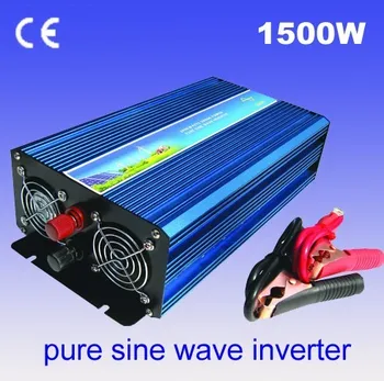 3000W 1500W maksimālā invertor sinusa pur 12vdc 110vac inverter DC AC saules, 1500w inverters pure sine wave saules paneļu sistēma