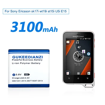 3100mAh 2019 Jaunu EP500 Uzlādējamu Mobilo Akumulatoru Sony Ericsson Xperia WT19i SK17i U5i E15 ST15i U8i E16I W8