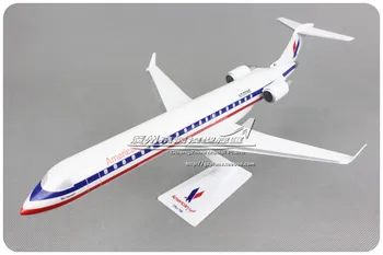 32cm American Airlines EAGIE Bombardier CRJ-700 1:100 Plastmasas Montāžas Lidmašīnas Modeli Plaknes Modeli Savācējs