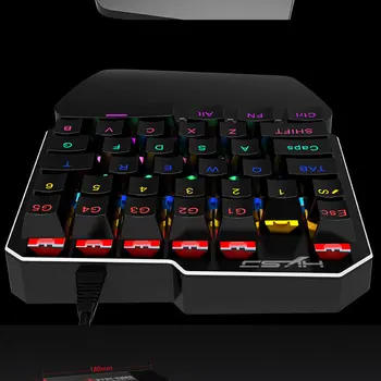 35Keys Vienu Roku Mechanical Gaming Keyboard RGB Backlit Portatīvie Mini Spēļu Tastatūra Spēļu Kontrolieri PC PS4 vai Xbox Gamer
