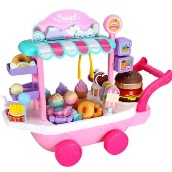 36pcs Mini saldējums, Konfektes Trolejbusa Māja Spēlēt Izglītojošas Rotaļlietas Super Smieklīgi Mini Saldējumu, Automašīnas, Rotaļlietas, Virtuves Rotaļlietas Bērniem