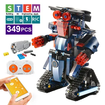 392PCS Radošo Elektriskās Tālvadības Mašīnas, Celtniecības Bloki Tehnika RC Robots Ķieģeļu Rotaļlietas un Hobijiem, Par Bērniem