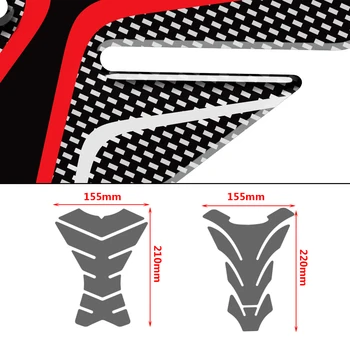 3D Carbon-look Motociklu Tvertne Pad Aizsargs Decal Uzlīmes Gadījumā Aprilia RV4 Itālijas Karogu Tvertne