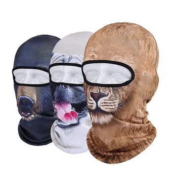 3D Dzīvnieku Puse Klp Cepuri Pilnu Sejas Aizsardzības Masku, Āra Vāciņu Mācības Skeitborda Slēpošanas Velosipēdu Velosipēds Izjādes Maska Balaclava Klp