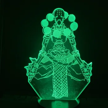 3d Lampas Varonis Tekhartha Zenyatta Piedzīvojumu 3D Ilūziju, Overwatch Klīstot Mehāniskās Mūki, lai Zēns Mazulis Dāvanu Led Nakts Gaisma