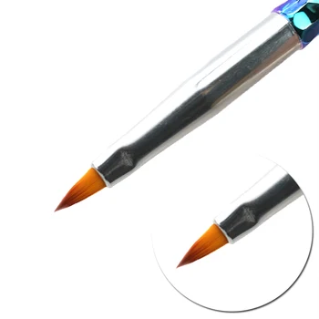 3pcs Nail Art Brush Set Glezniecības, Zīmēšanas Griešanai Pildspalvu Starplikas Dotting Akrils UV Gēla Varavīksnes Nagu Sukas Uzgaļi Putekļiem Kutikulu Labs