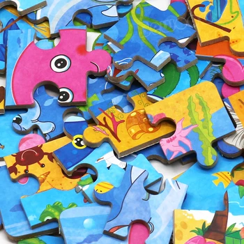 4 1 Karikatūra 3D Puzzle Metall Eisen Lodziņā Reibungslos Holz Puzzle Montessori Lernspielzeug Kinder Kinder Holzspielzeug