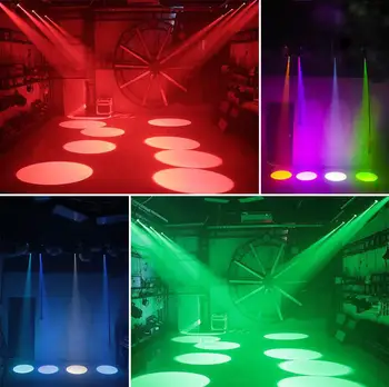 4 1 LED Prožektori Gaismas DJ Disco Party Svētku Deju Bārs Ziemassvētki Skatuves Apgaismojuma Efektu ar Tālvadības pulti