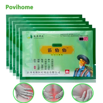 40pcs=5bags Ķermeņa Reimatoīdā Artrīta Sāpes Atvieglojums Plāksteris Ķīnas Tradicionālās Natrual Augu Self-apkures Medicīnas Ģipša D1078