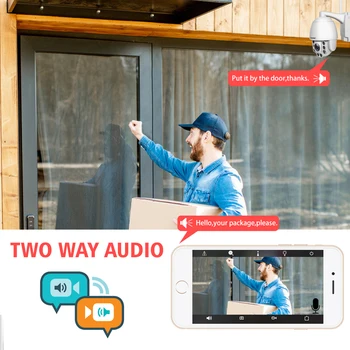 4G Camera Sim Kartes 5MP Auto Izsekošana Cilvēku Mini PTZ Ātrums Dome IP Kamera Outdoor 5X Tālummaiņas Bezvadu Kameras IS 60m divvirzienu Audio