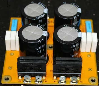 4GAB 35V12000UF Kondensatori 50A tilta taisngriezis Duālais barošanas CRC taisngriezis filtrs power board, lai IET AM pastiprinātājs valde