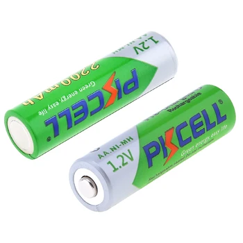 4gab/karte LSD NIMH AA Uzlādējamas Baterijas 1,2 V 2200mAh Iepriekš uzlādētu Bateriju +1gb 1-4gab AA/AAA NiCd, NiMh Akumulatoru Lādētāju