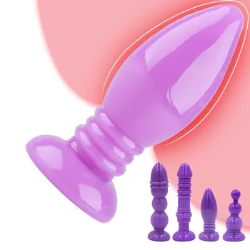 4gab/Set BDSM Verdzība Muca Anālais Plug Iesācējs piesūcekni Pieaugušo Erotiska Seksa Rotaļlietas Sieviete Spēles Prostatas Massager Seksa Produkti