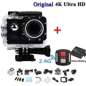 4K Telecomando Kameras Wifi Ultra Hd 16mp Ūdensizturīgs Videocamera DVR Āra Sporta Niršanas Velosipēdu Videokamera