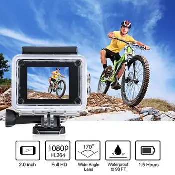 4K Telecomando Kameras Wifi Ultra Hd 16mp Ūdensizturīgs Videocamera DVR Āra Sporta Niršanas Velosipēdu Videokamera
