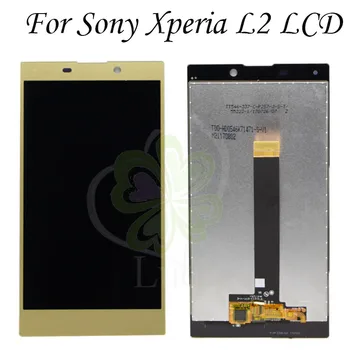 5.5 Collu Sony Xperia L2 Sony L2 LCD Displejs Ekrānā Pieskarieties Ekrāna Digitizer Montāža nomaiņa sony l2 ekrāns