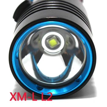 5000LM XM-L2 LED Niršanu Lukturīti Noregulējamu Gaismas Lāpu Zemūdens 100m Ūdensizturīgs Niršanas Jēra Light+26650 Akumulatora Uzlādes