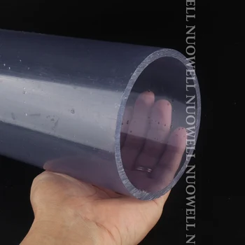 50cm O. protokols d16~280mm Caurspīdīga PVC Caurules Akvārija Zivju Tvertnes Visiable UPVC Cauruļu Ķīmisko Šķidrumu Caurules Pretkorozijas Ūdens Cauruļu