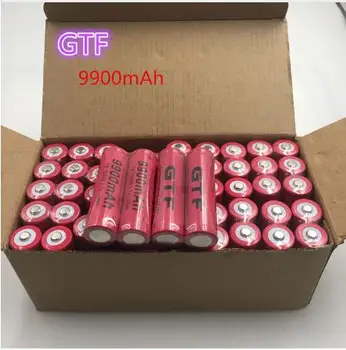 50gab/set 18650 akumulators 3,7 V 9900mAh uzlādējams liion akumulatora Led lukturīti batery litio akumulatoru Vairumtirdzniecība
