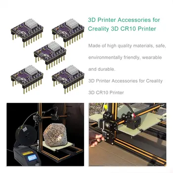 5gab 3D Printeri Stepstick DRV8825 Stepper Motor Vadītāja Reprap 4 Slānis PCB Modulis 3D Printera Nomaiņa
