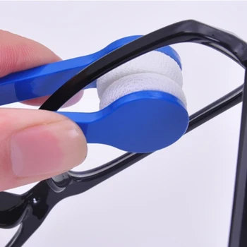 5gab/daudz Brilles Tīrītājs Portatīvo Brilles Tīrītājs Noslaucīt Mini Sunglass Microfiber Briļļu Tīrītājs Mīkstu Otu Tīrīšanas Rīks