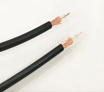 5m 10m 30m 20m 50m 100m RG174 RG-174 kabeļu Vadi RF vai Koaksiālie kabeļi koaksiālie Savienotāja kabelis 50 Om