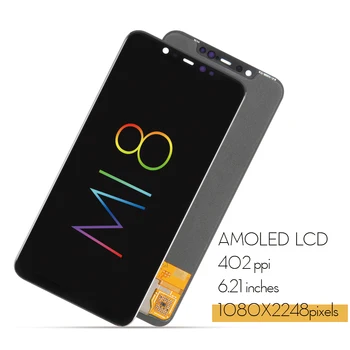 6.21 collu LCD Xiaomi Mi8 Mi 8 SE LCD Displejs, Touch Screen Digitizer Montāža Xiaomi Mi8 Mi 8 SE LCD Mobilā Tālruņa Ekrānā