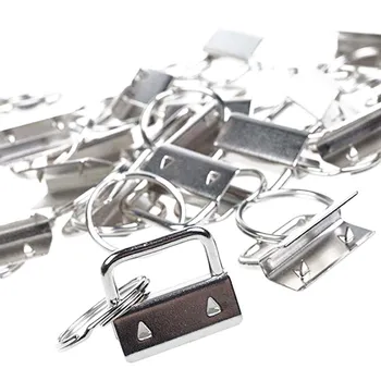 60 Gabals Atslēgu Gredzens Aparatūras Keychain Aproce Aparatūras Siksniņa ar Atslēgu Gredzens,Keychain, Aparatūras un Split Ring Piederumi