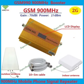70db GSM Mobilo Telefonu Siganl Pastiprinātājs GSM900 Repeater 2g Mobilo sakaru Signāla Pastiprinātāju Ar Žurnālu, periodisko antenu uzstādīt pie Sienas antenas