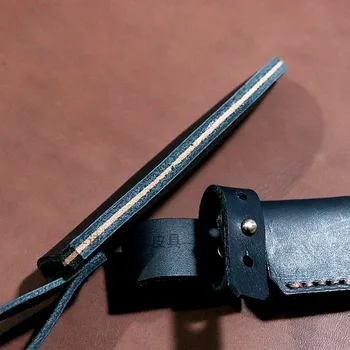8-6cm Pielāgot manuāli pirmais līmenis pātagot naža maksti, mataste nazi uz lietu 2.6 cm (3,0 cm 3.5 cm platums