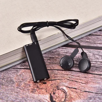 8GB Profesionālo Balss ierakstīšana Digitālā Audio Mini Diktofons+ MP3 Atskaņotājs+ USB Flash Drive gravador voz de