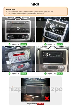 9 Collu Auto Android 10 GPS Navigācijas 2 DIN Auto Radio multimediju Atskaņotājs Ford Focus Exi PĒC 2004 2005 2006-2011 FM Stereo Video